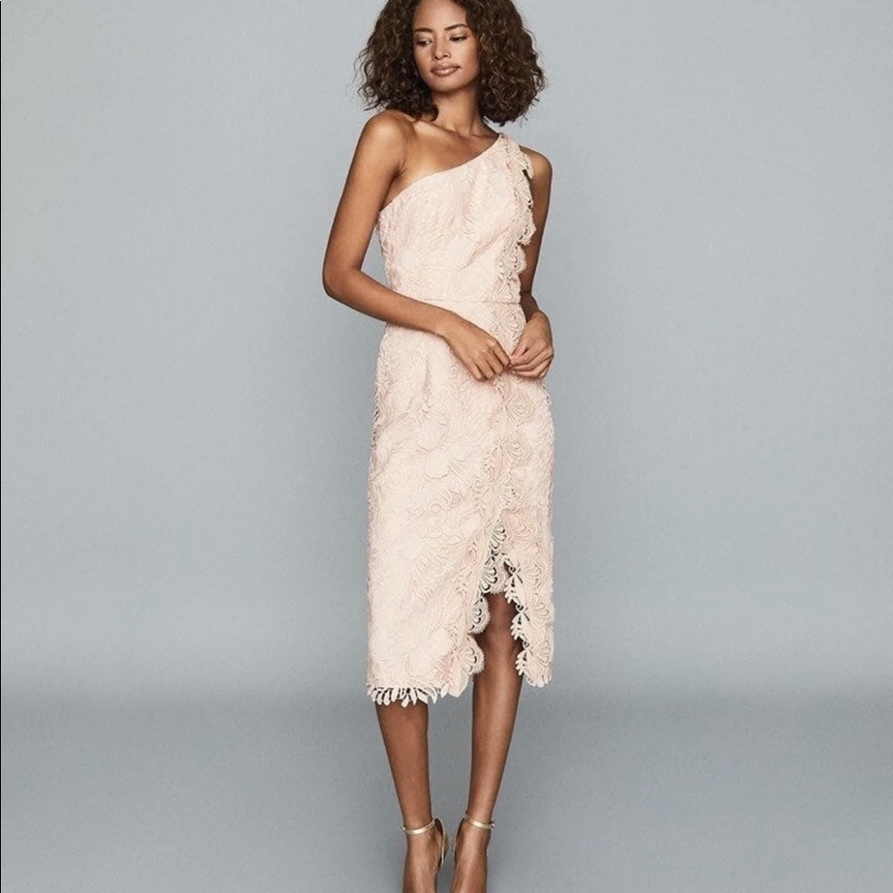 Reiss Size 4 Mena Crochet lace dress